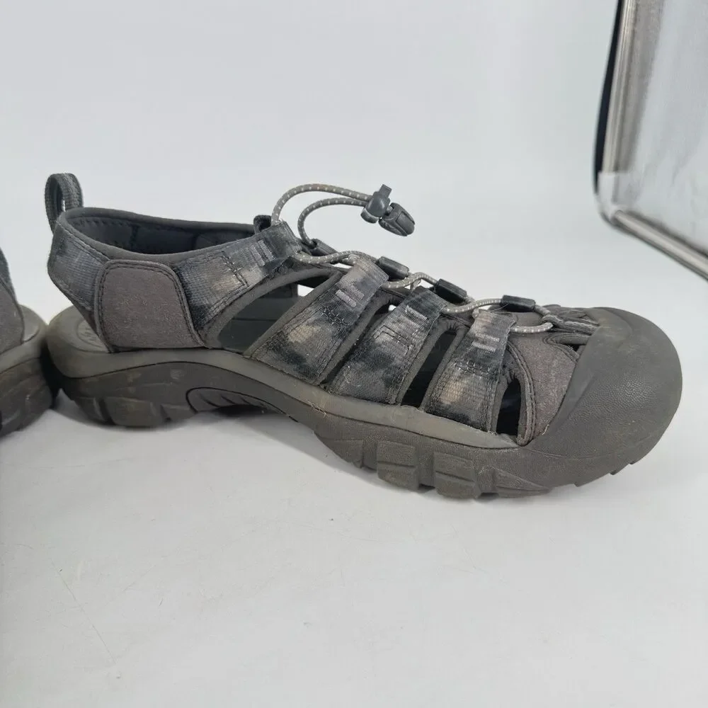 KEEN Newport H2 Men’s 11.5 Gray Camo Waterproof Hiking Sport Sandals